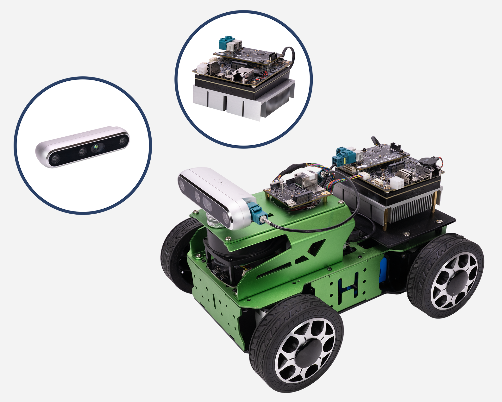 AVerMedia SenseEdge Development Kit-GMSL Series. Equipped on a compact AMR.
