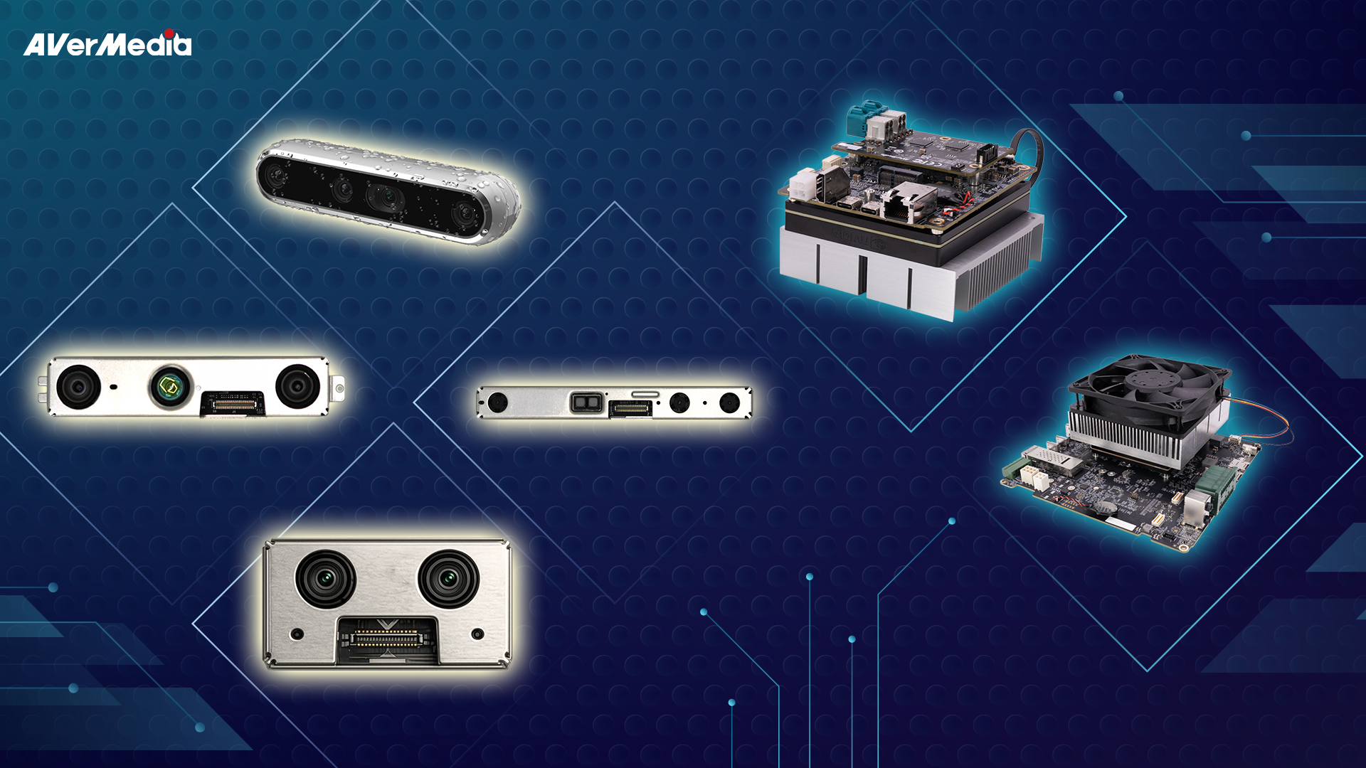 All RealSense GMSL cameras are supported on the SenseEdge Development Kit