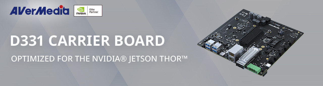 The AVerMedia D331 Carrier Board for NVIDIA Jetson Thor