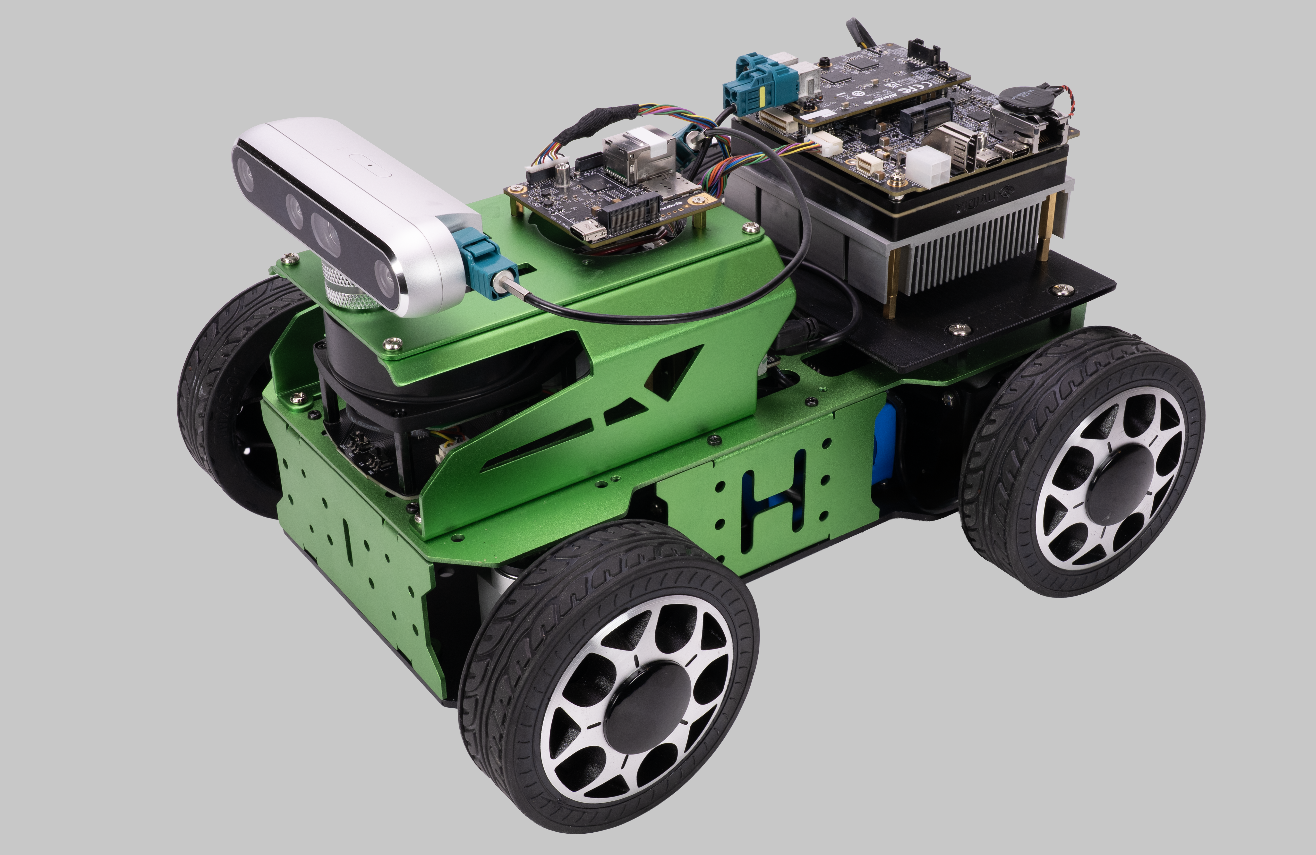 Compact AMR fitted with the SenseEdge Development Kit